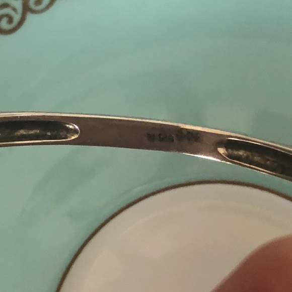 Vintage 925 Black Onyx Marcasite Bracelet - Picture 5 of 6